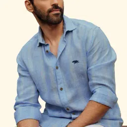 andamen Checked Slim Fit Shirt image 2