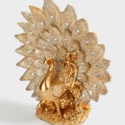 home centre  Polyresin Peacock Figurine image 2