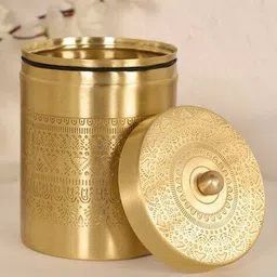 peepul tree Set of 2 Storage Jars with Lid image 2