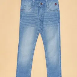 pantaloons junior Boys Mid-Washed Regular Fit Jeans  image 2