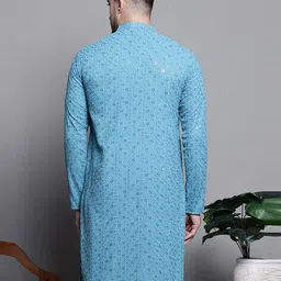 pro-ethic(style developer) Men Embellished Regular Fit Long Kurta image 2