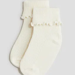 h&m Pack of 3 Ribbed Ankle-Length Socks image 2