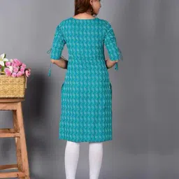 revangi Women Printed Straight Kurti image 2