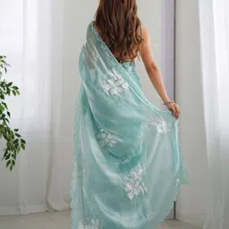 Women Satrani Chiffon Saree image 2