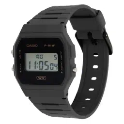 casio Unisex Youth Water-Resistant Digital Watch-F-91WB-8ADF image 2