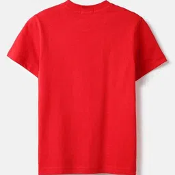 united colors of benetton Boys Typographic Print Regular Fit Round-Neck T-Shirt image 2