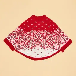 pantaloons junior Girls Geometric Pattern Slip-On Poncho image 2