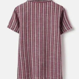 united colors of benetton Boys Striped Regular Fit Cotton Shirt image 2