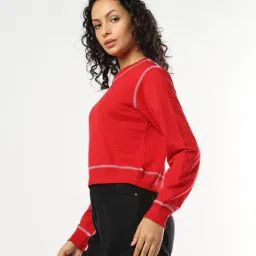 buda jeans co Women Regular Fit Sweatshirt image 2