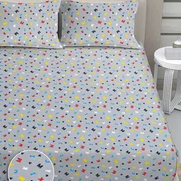 fabinaliv Cartoon Woollen King Bedsheet image 2