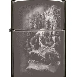 Zippo Skull Mountain Design Windproof Pocket Lighter image 2