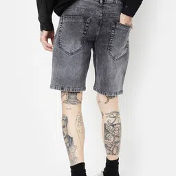 max Men Washed Denim Shorts image 2