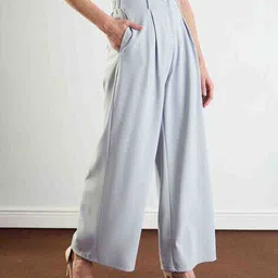 barcino Women Single-Pleat Relaxed Fit Pants image 2