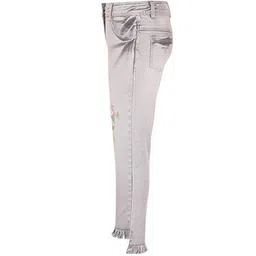 cutecumber Floral Embroidered Jeans image 2