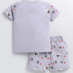 pixie n prince Boys Graphic Printed Shorts and T-shirt Set image 2