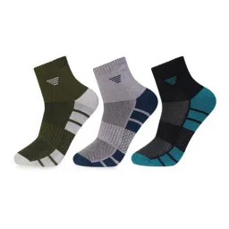 bonjour Men Pack of 3 Knitted Ankle-Length Socks image 2