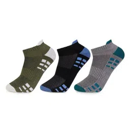 bonjour Men Pack of 3 Knitted Ankle-Length Socks image 2