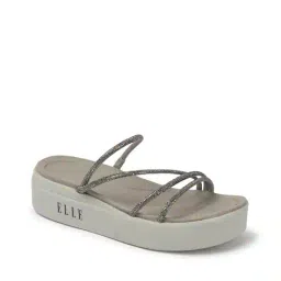 elle Women Embellished Mid Open-Toe Platforms  image 2