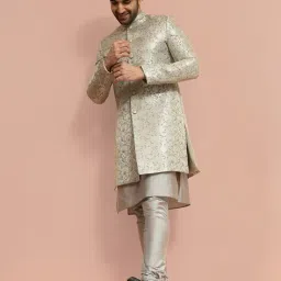 kisah Men Floral Sherwani Set image 2