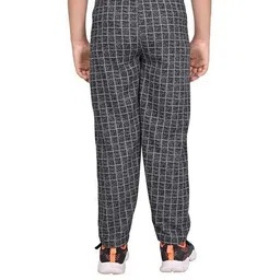pixie n prince Boys Checked Fitted Track Pants image 2