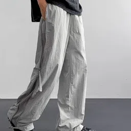 divawalk Men Slim Fit Flat-Front Trousers image 2