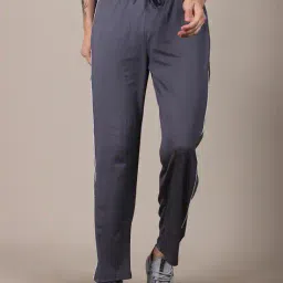 Shein Low Rise Typographic Print Straight Track Pants image 2