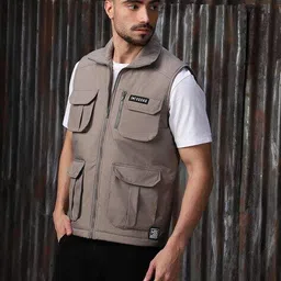 high star Men Micro Print Jacket image 2