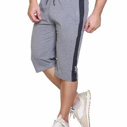 starfox Men Heathered Regular Fit Knit Shorts image 2