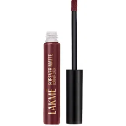 lakme Forever Matte Liquid Lipstick Lasts for 16 Hrs - Wine Touch image 2