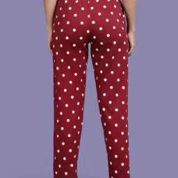 kryptic Women Polka-Dot Cotton Pyjamas image 2