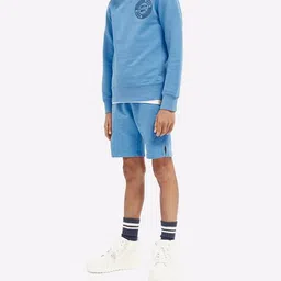 scotch & soda kids Mid-Rise Shorts with Side Slant Pockets image 3