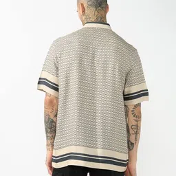 gas Men Brand Print Boxy Fit Shirt image 3