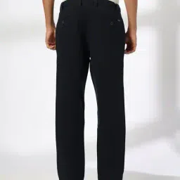 netplay Men Slim Fit Flat-Front Trousers image 3