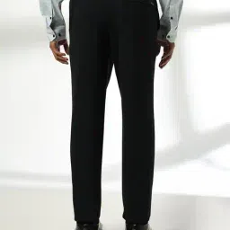 netplay Men Mid-Rise Slim Fit Flat Front Trousers image 3