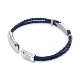 police Men Silver-Plated Bracelet with Lobster Closure image 3