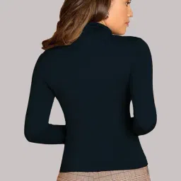 nalax designs Women Slim Fit Turtleneck Top image 3