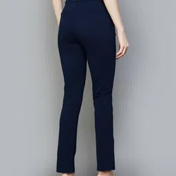 xpose Women Straight Fit Flat-Front Trousers image 3