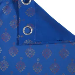 cortina eyelet curtain Set of 2 Foil Print Door Curtains image 3