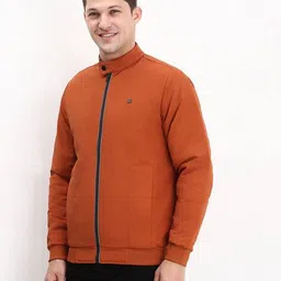 allen solly Men Regular Fit Jacket with Zip-Front Closure image 3