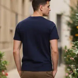 Shein Short Sleeves Graphic Front Print Crew Tshirt image 3