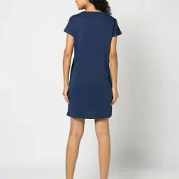 yousta Women Printed A-Line Nightdress image 3