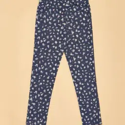 pantaloons junior Women Floral Print Leggings with Elasticated Waist image 3