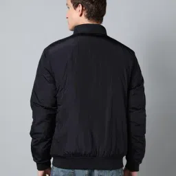 u.s. polo assn. Men Regular Fit Zip-Front Bomber Jacket with Slip Pockets image 3