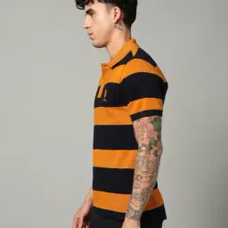 u.s. polo assn. Men Yarn-Dyed Striped Slim Fit Polo T-Shirt image 3