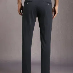 louis philippe Men Slim Fit Mid Rise Trouser image 3