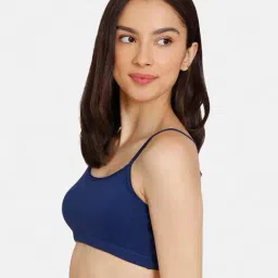 zivame Girls Double Layered Non-Wired Non-Padded Full Coverage Slip-on Beginner Bra (Pack of 2) image 3