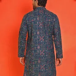 jompers Men Embellished Long Kurta image 3