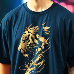 ausk Men Graphic Oversized Fit T-shirt image 3