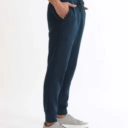 rare rabbit Men Flexi Waist Ankle Length Track Pants image 3