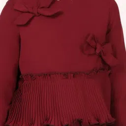 one friday Girls Regular Fit Top with Ruffles image 3